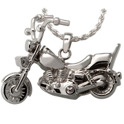 Motorcycle Keepsake Pendant Urn for Cremation Ash